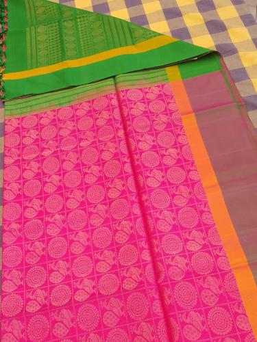 SOFT SILK SAREE WITH BLOUSE